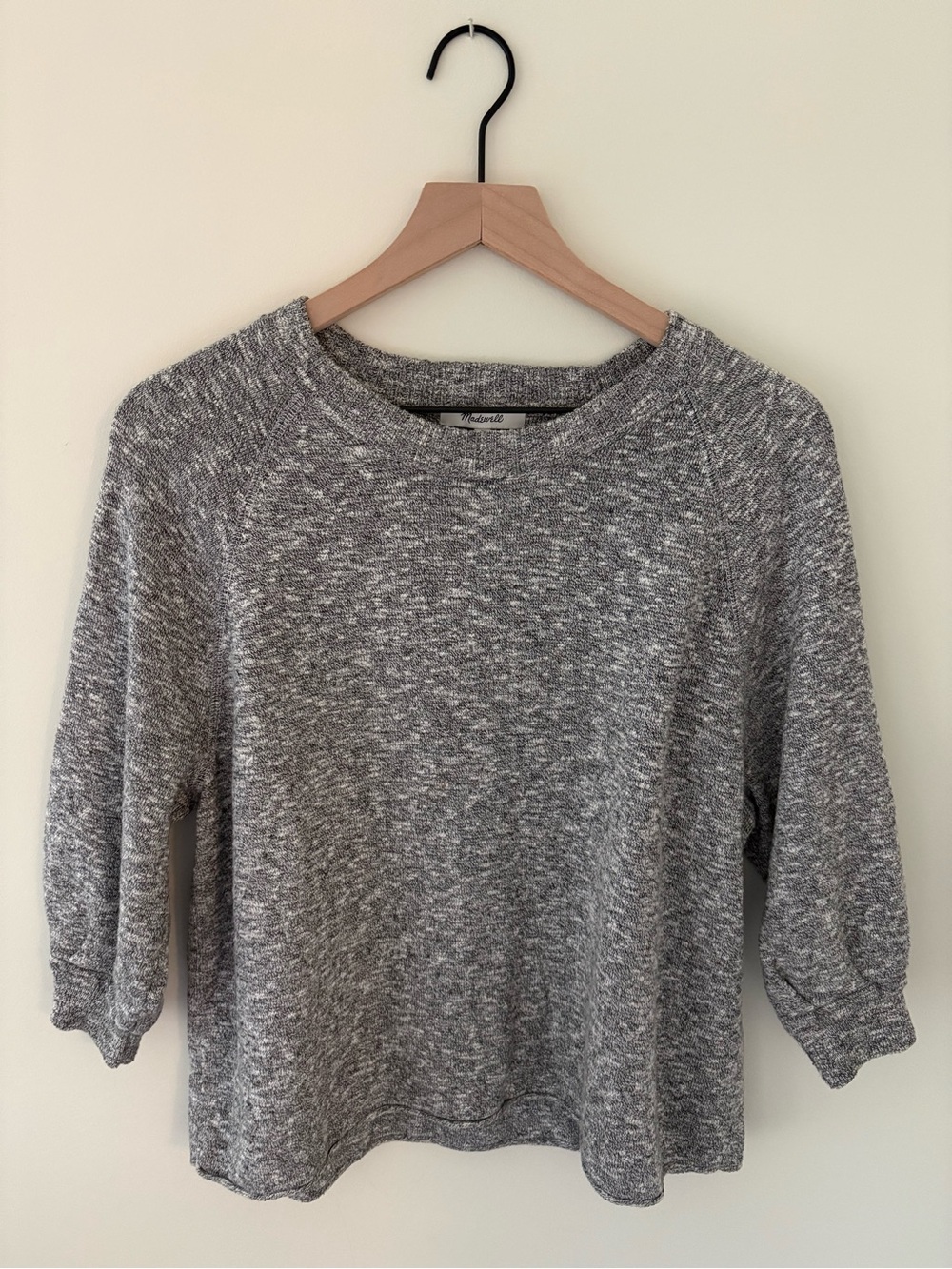 Madewell Crewneck Women's Gray Pullover Sweater